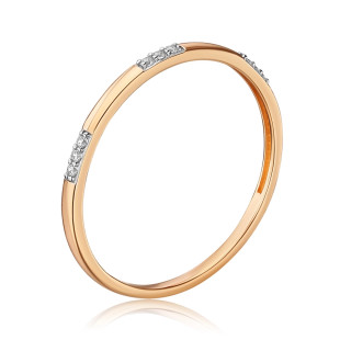 Золота каблучка infinity